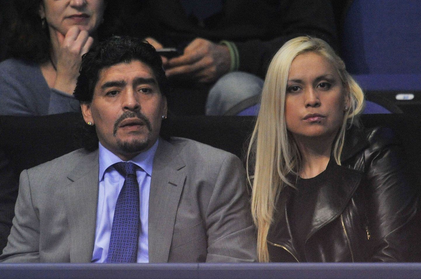 Diego Maradona koos oma viimase lapse ema Veronica Ojedaga, kelle ta prostituudi pärast maha jättis