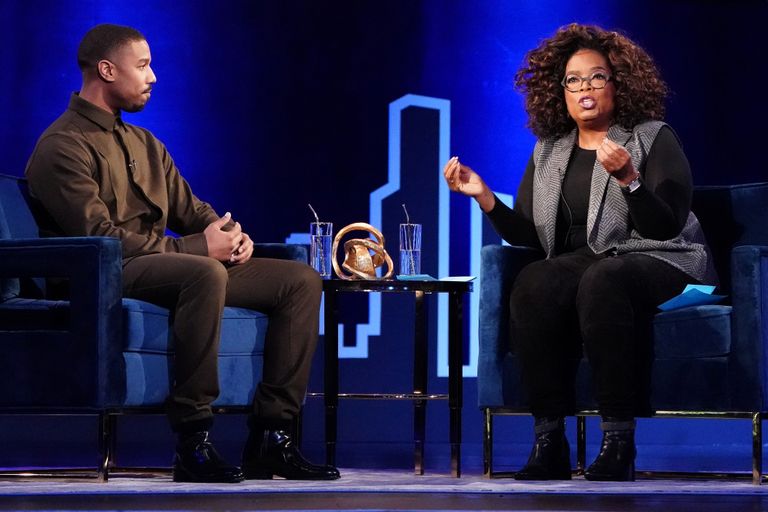Näitleja Michael B. Jordan Oprah Winfrey jutusaates, 5.02.2019.