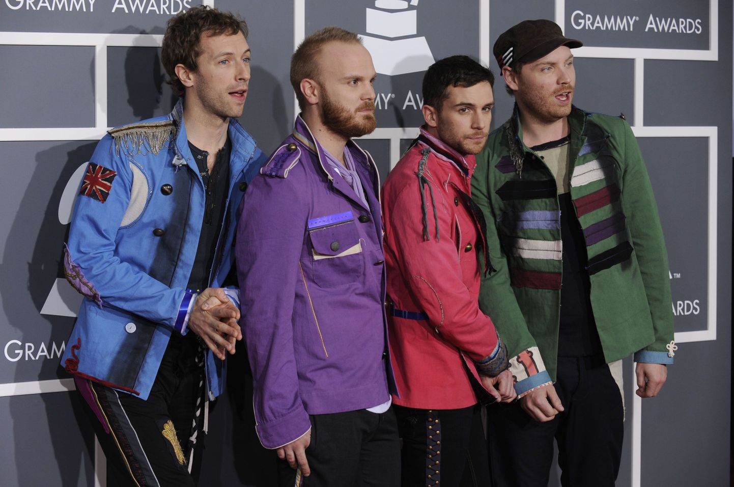 Chris Martin, Will Champion, Guy Berryman ja Jonny Buckland ansamblist Coldplay
