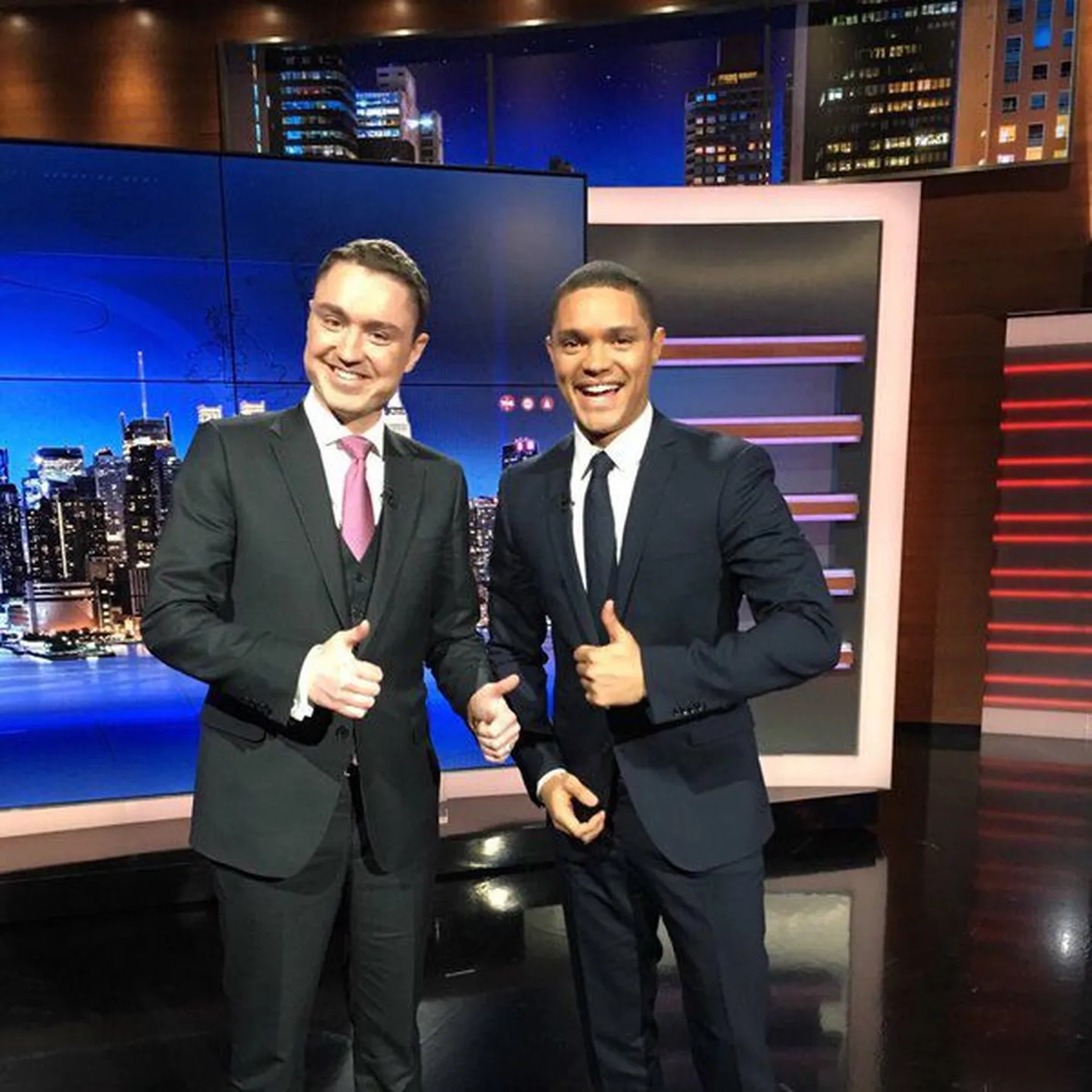 Taavi Rõivas telesaates «The Daily Show».