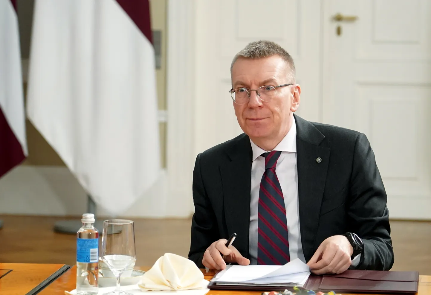 Президент Латвии Эдгар Ринкевич