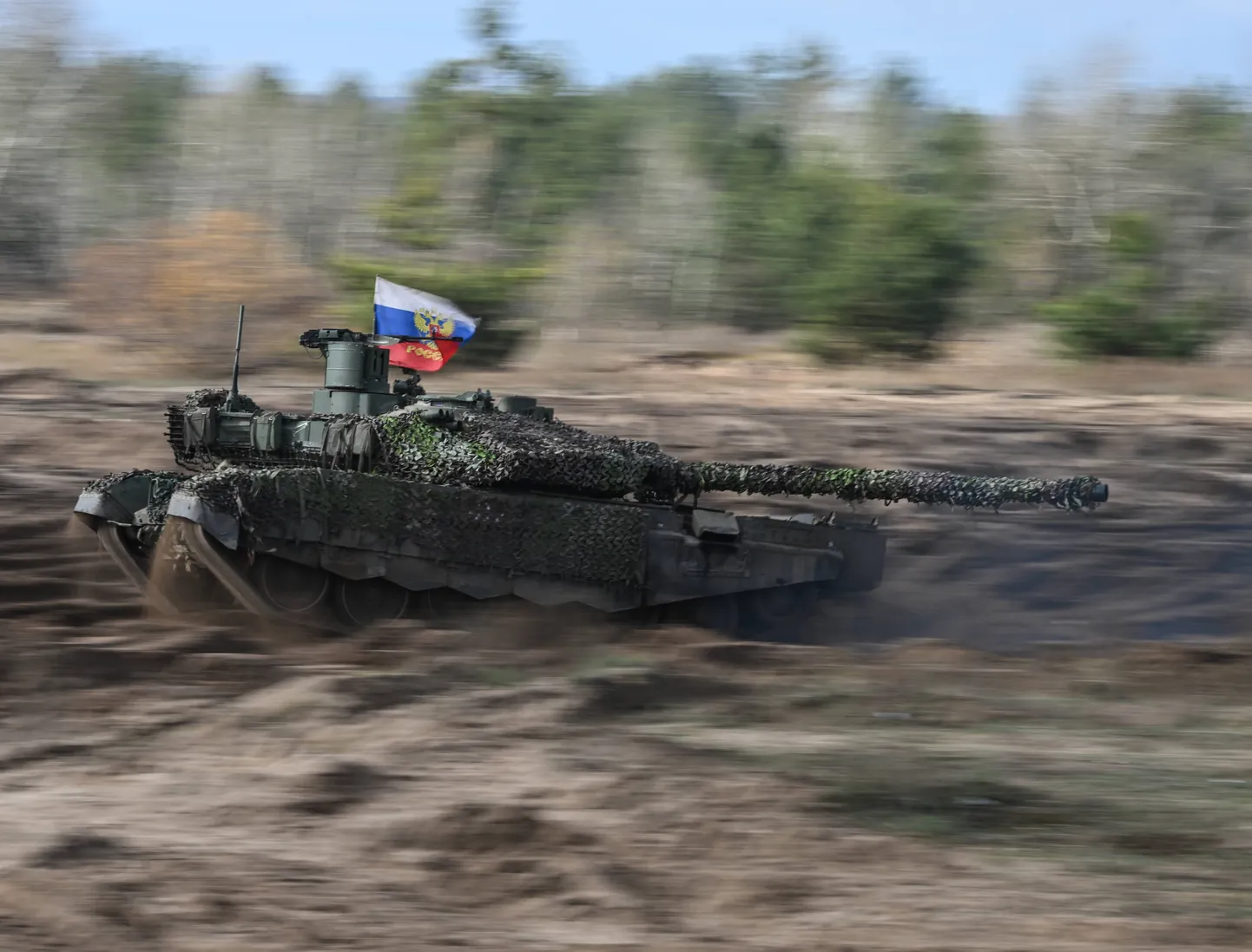 Российский танк.