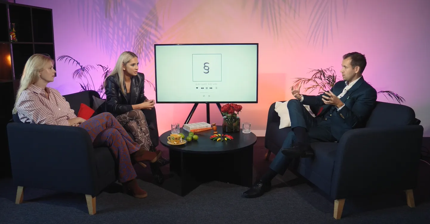Katrin Lust Brigitte Susanne Hundi ja Robert Sarve podcast'is «Päriselt ka või?».