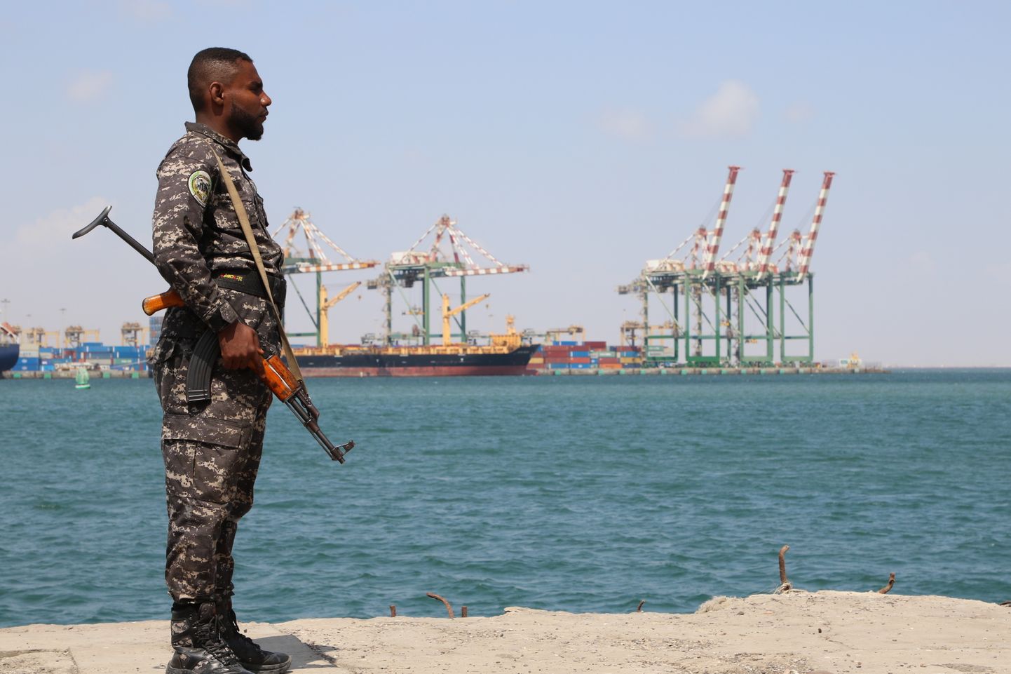 Jeemeni sõdur Adenis.