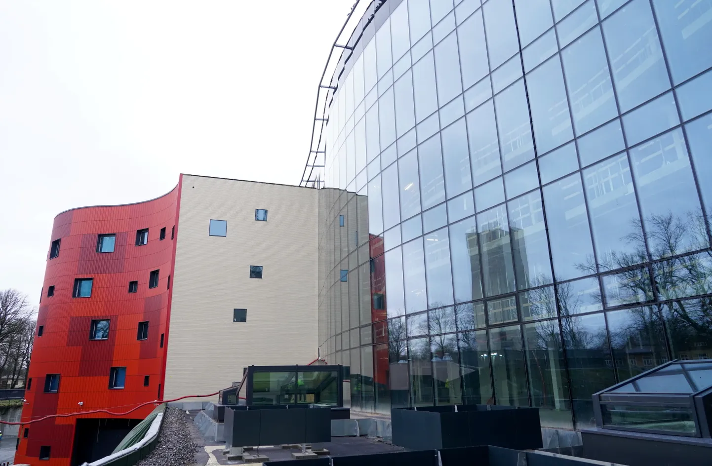 Paula Stradiņa klīniskās universitātes slimnīcas A2 korpusa būvdarbi.