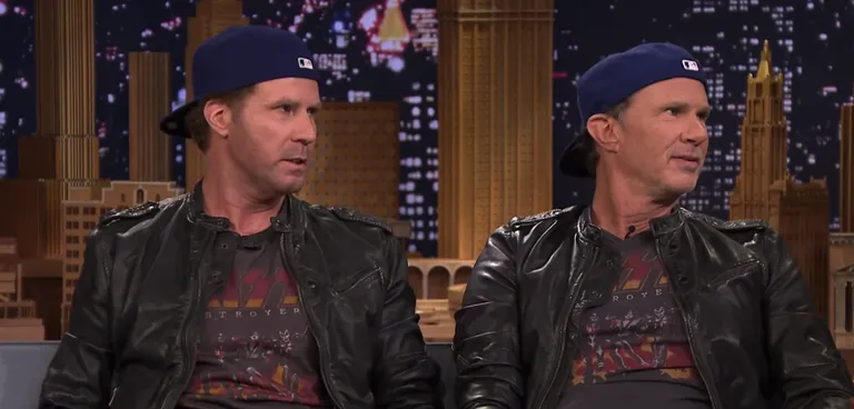 Will Ferrell ja Chad Smith Jimmy Falloni saates.
