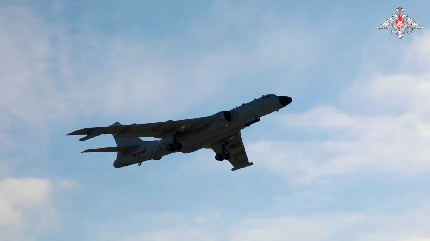 Hiina-Vene ühispatrullis osalenud Hiina strateegiline pommitaja H-6K. 25. juuli 2024.
