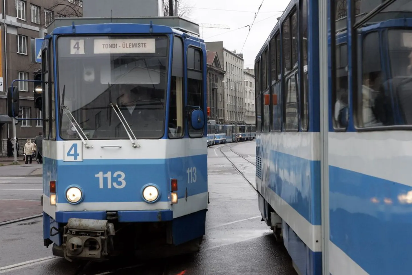 Трамвай в Таллинне. Фото иллюстративное.