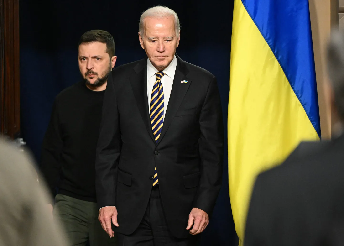 Джо Байден и Владимир Зеленский.
