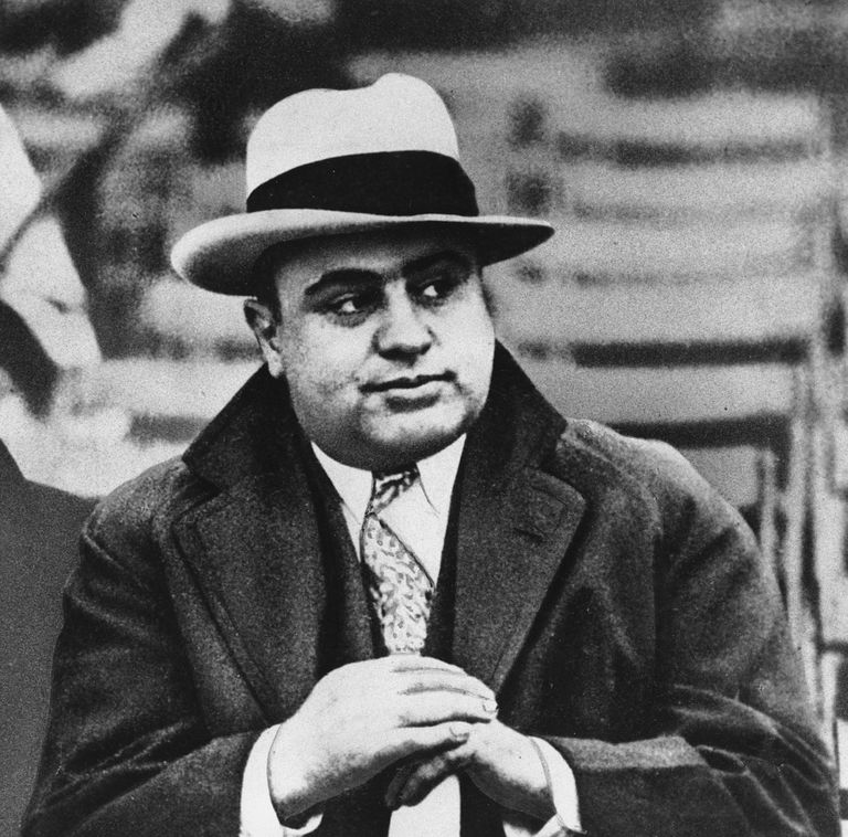 USA gängster Al Capone 19. jaanuari 1931 fotol