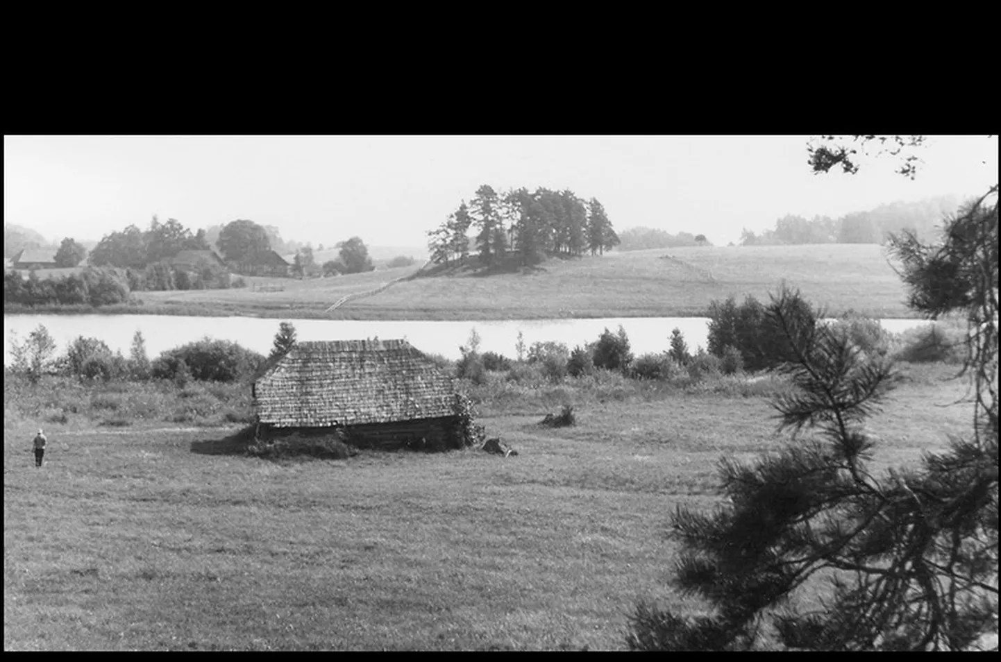 Mähkli järv ja selle ümbrus möödunud sajandi keskpaigas.