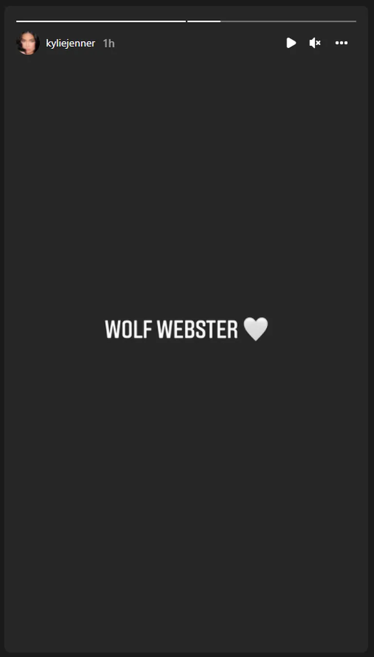 Kylie Jenneri ja Travis Scotti pisipoja nimeks sai Wolf Webster.