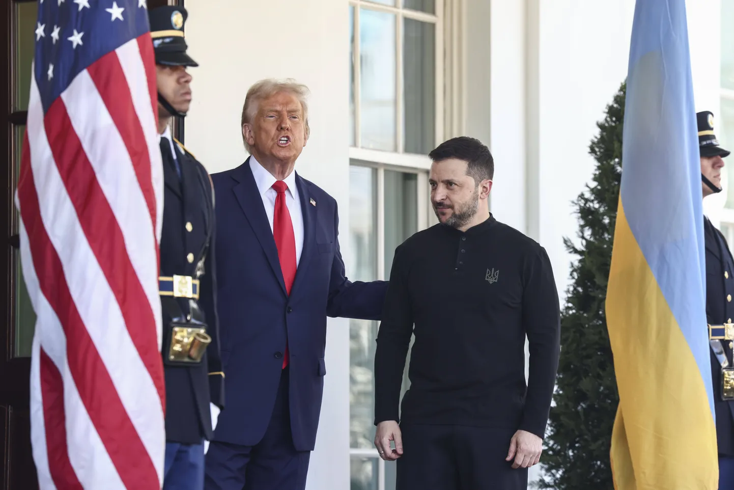 Donalds Tramps un Volodimirs Zelenskis