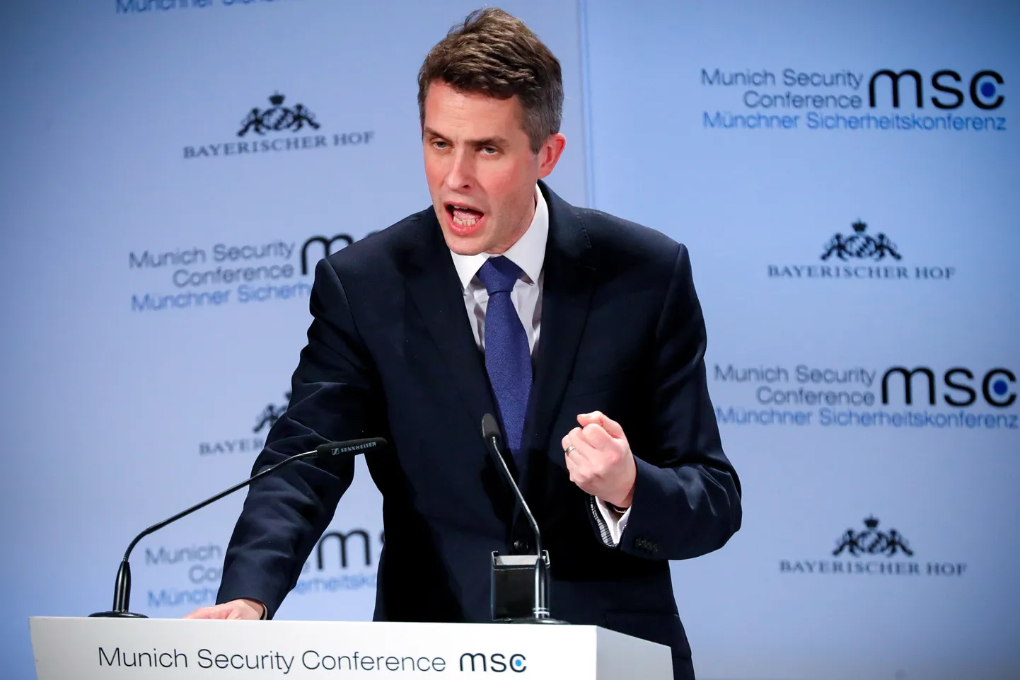 2019. aastal kaitseministri ametis olnud Gavin Williamson.