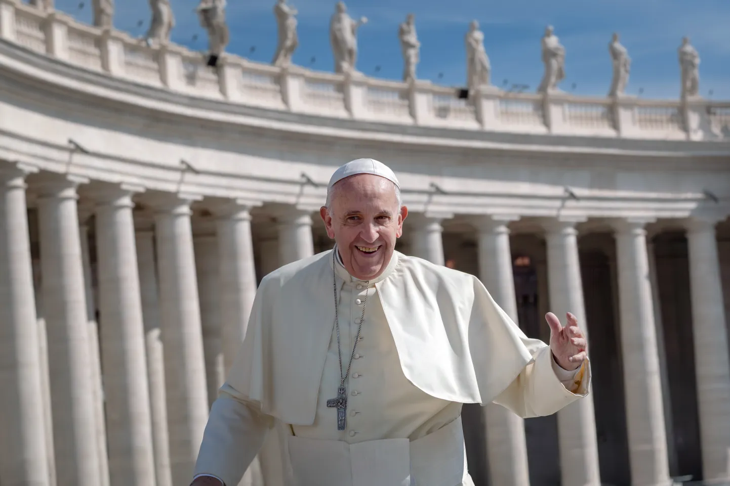 Paavst Franciscus 30. aprillil 2016 Vatikanis Püha Peetruse väljakul.