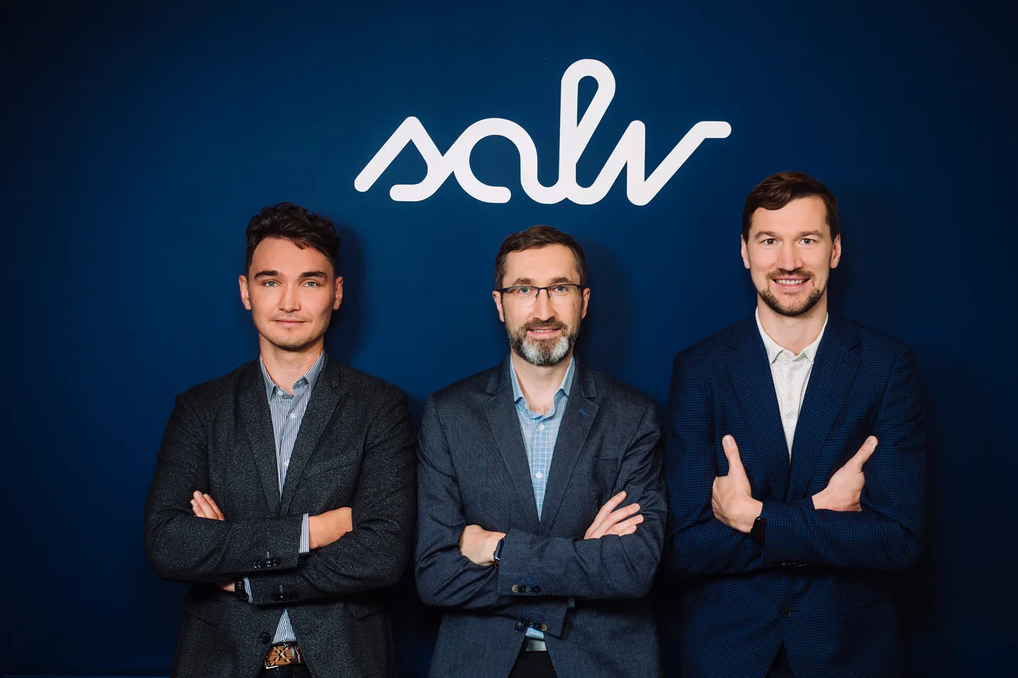 Salvi asutajad Taavi Tamkivi, Jeff McClelland ja Sergei Rumjantsev.
