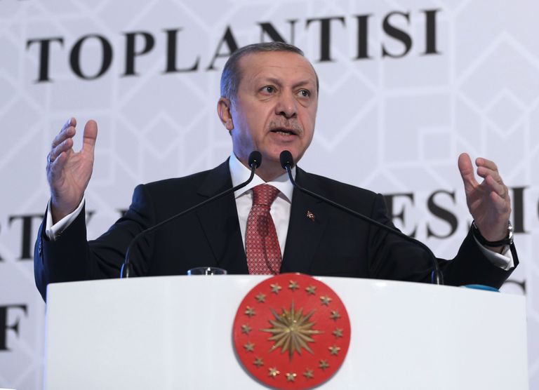 Türgi presidendi Recep Tayyip Erdoğani sõnul ei soovi riik olukorda velegi pingestada. Foto: AP/Scanpix 
