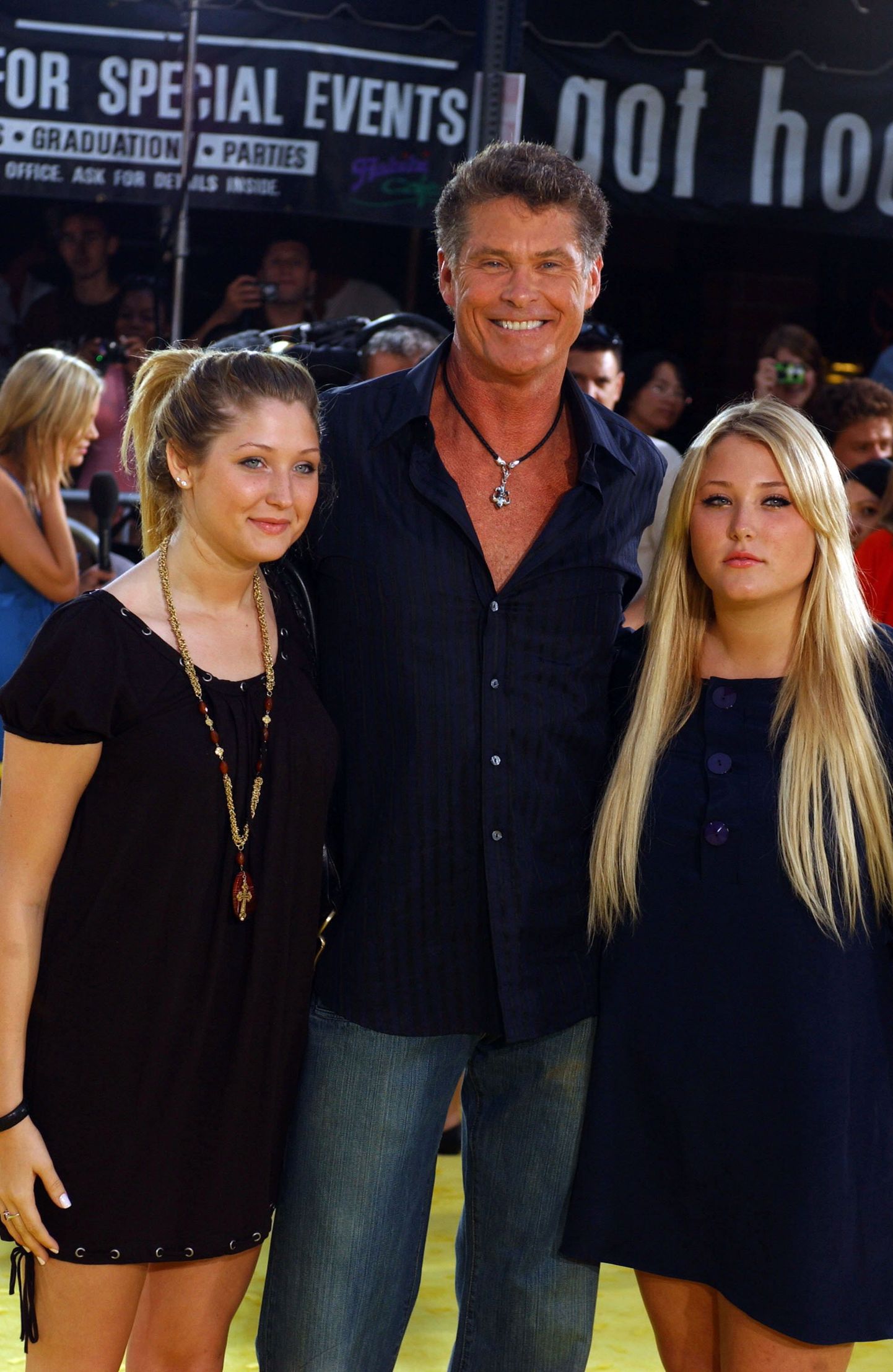 David Hasselhoff koos tütardega.