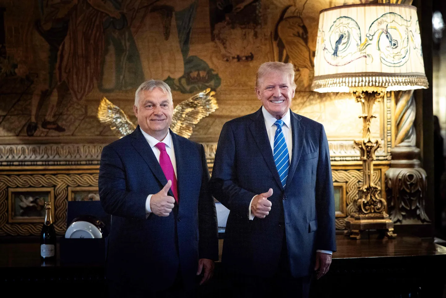 Ungari peaminister Viktor Orban koos USA presidendikandidaadi Donald Trumpiga Floridas 2024. aasta 11. juulil.