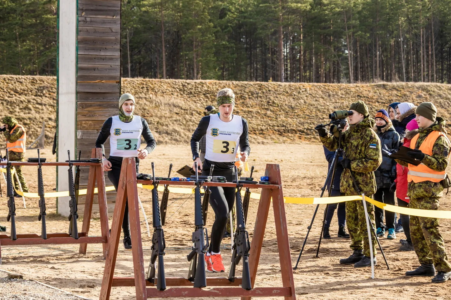 Kaitseväe meistrivõistluste teisel päeval selgitati välja parimad patrulljooksus.