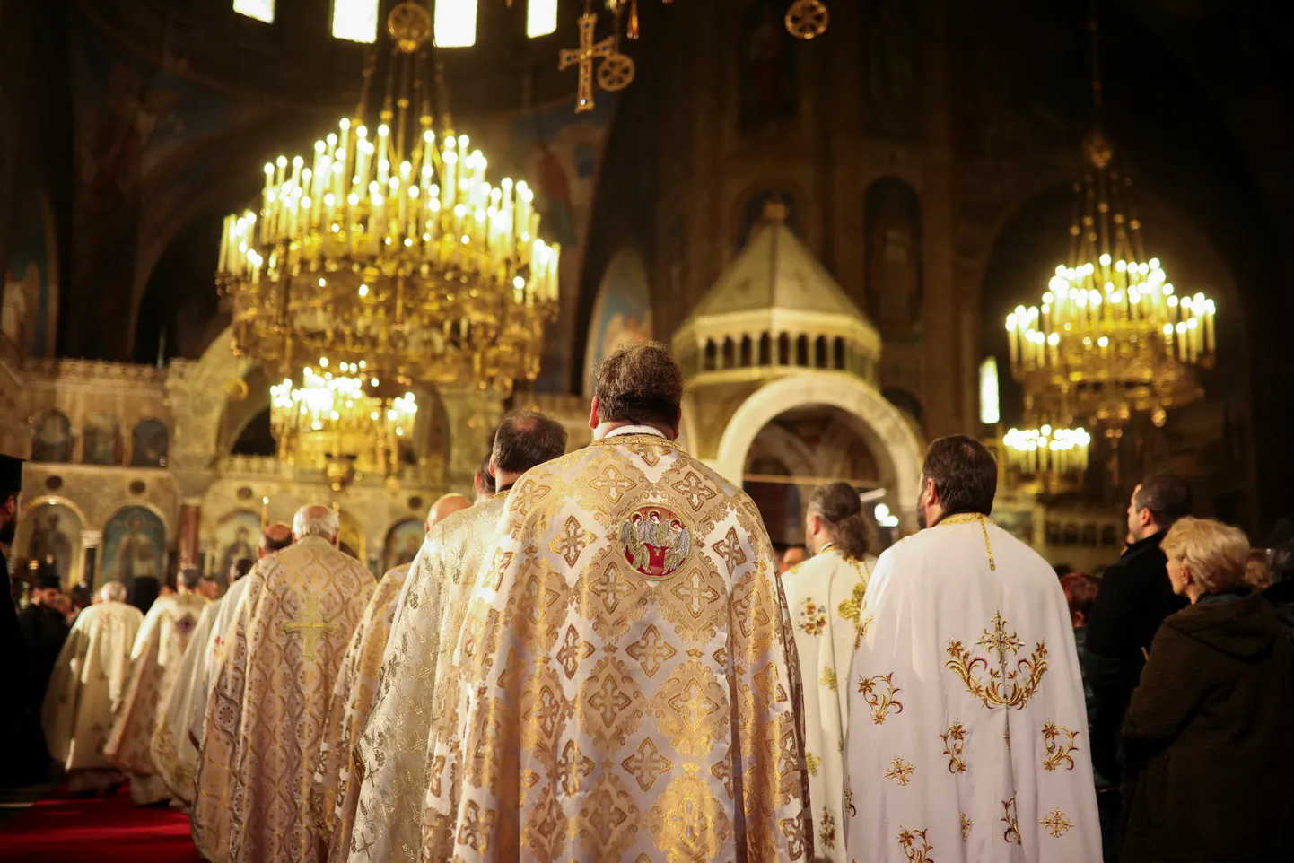 Bulgaaria õigeusu kiriku patriarhi Neofiti matusetalitus Sofias Aleksandr Nevski katedraalis märtsi keskel.
