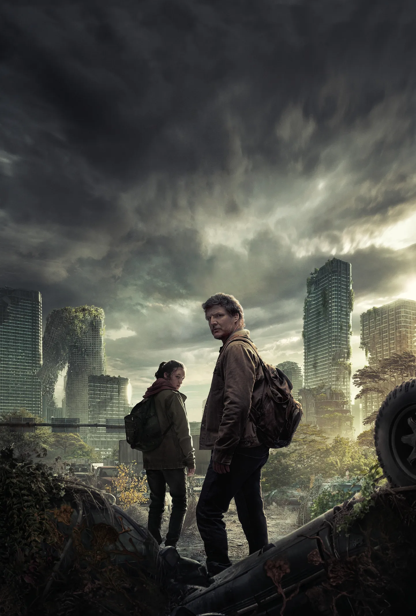 Rammestunud rändurid Ellie (Bella Ramsey) ja Joel (Pedro Pascal) hittseriaalis «Viimased meie hulgast».