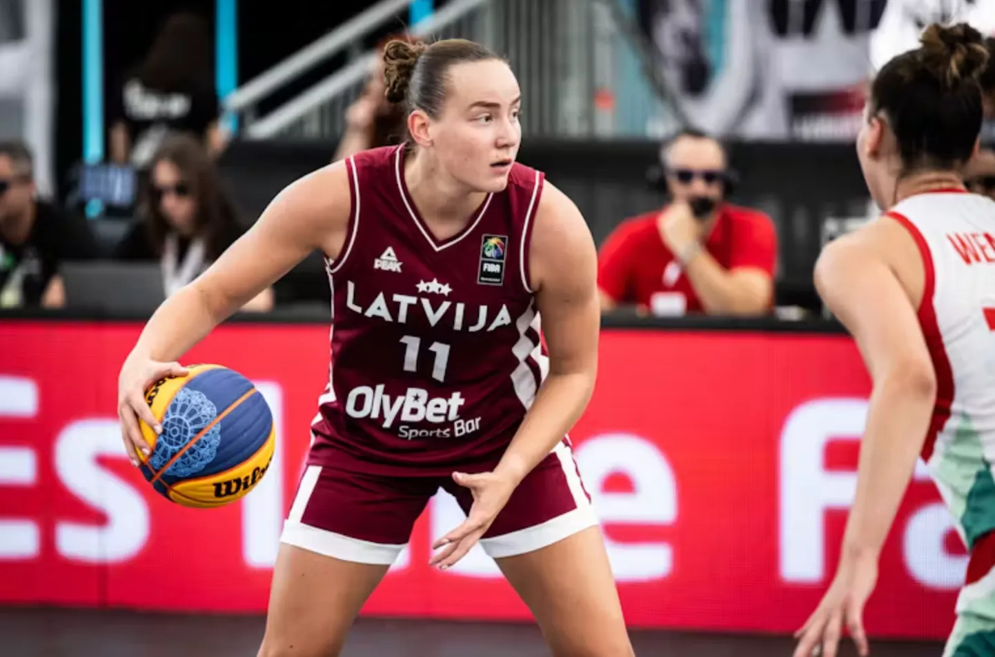 Latvijas 3x3 basketboliste Paula Mauriņa