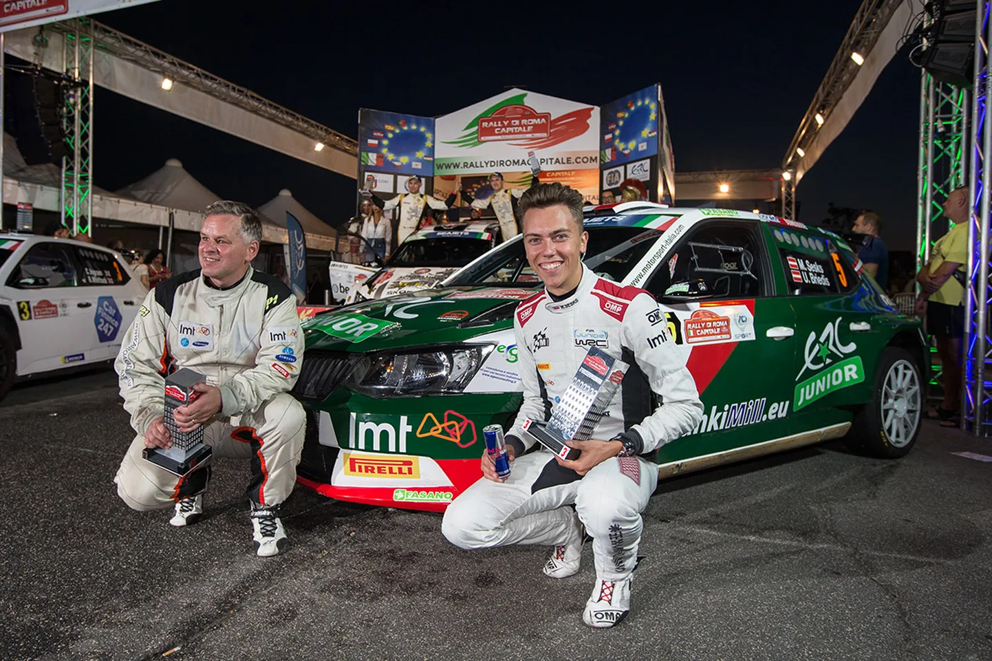 Mārtiņš Sesks Romas rallijā