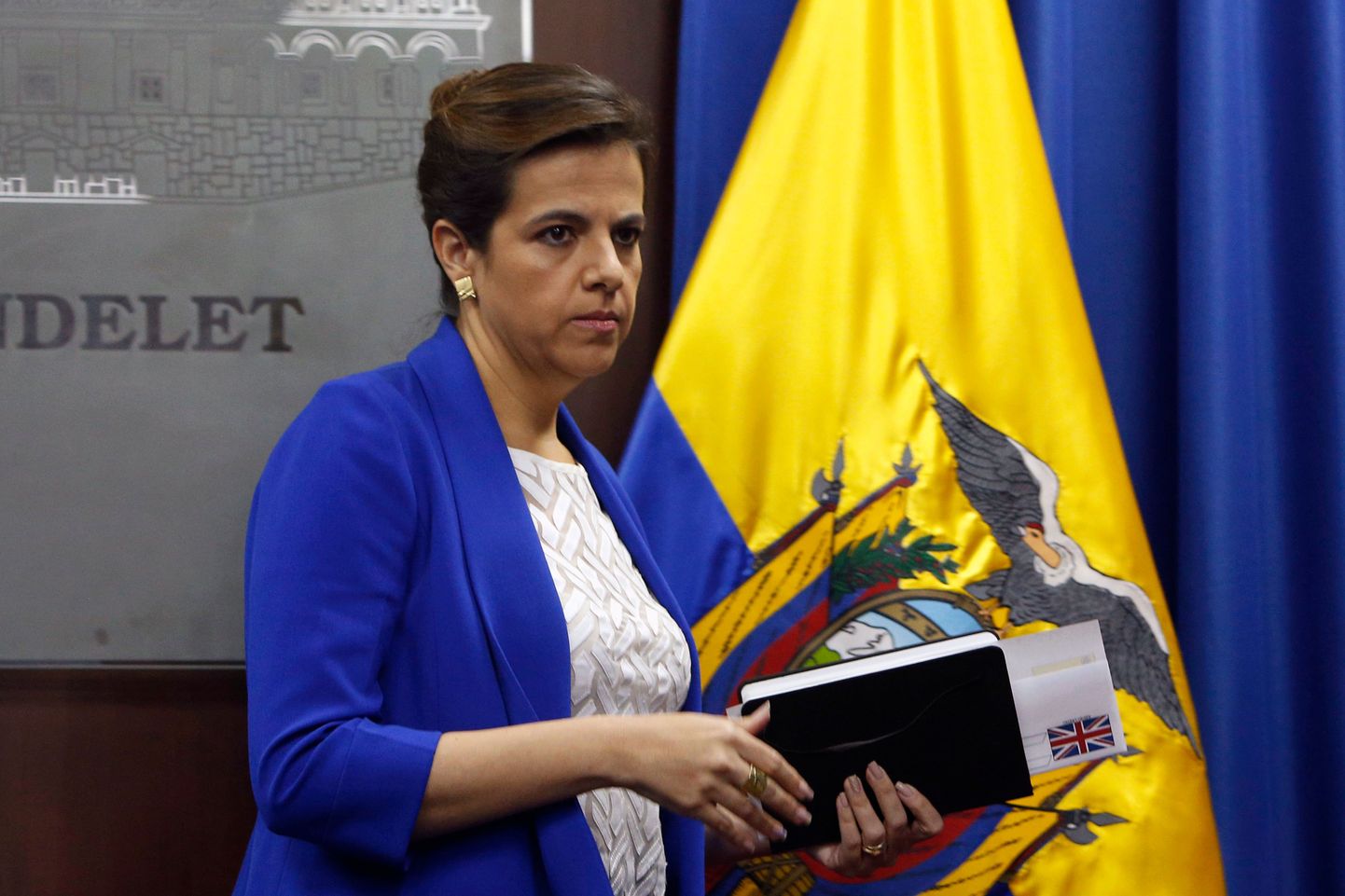 Ecuadori siseminister Maria Paula Romo.