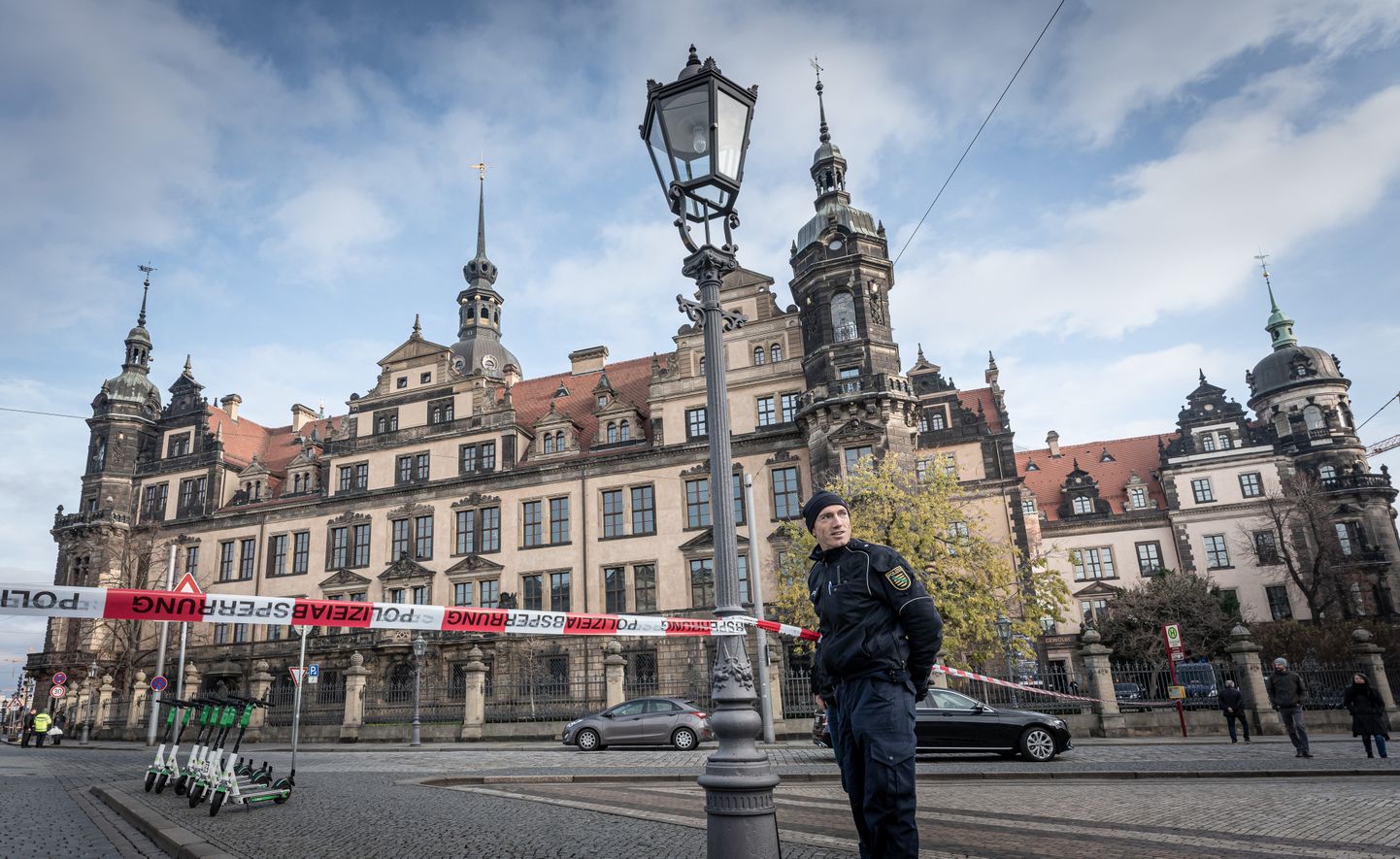 Dresdeni loss, kust kunstivargad viisid 2019. aasta novembris minema hindamatuid aardeid.