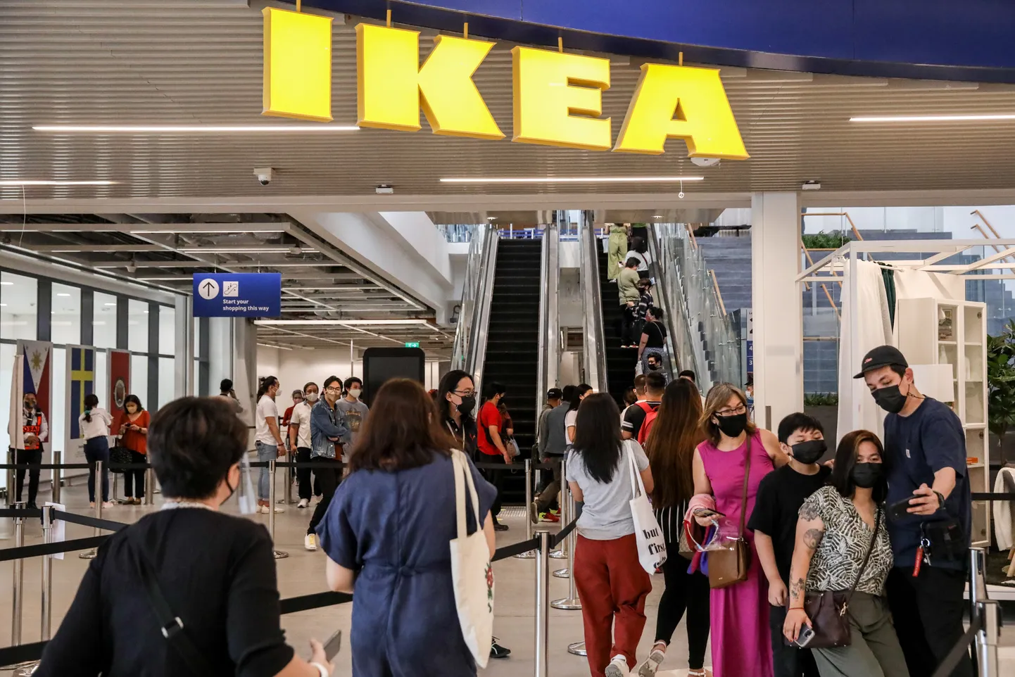 IKEA pood. Pilt on illustreeriv.