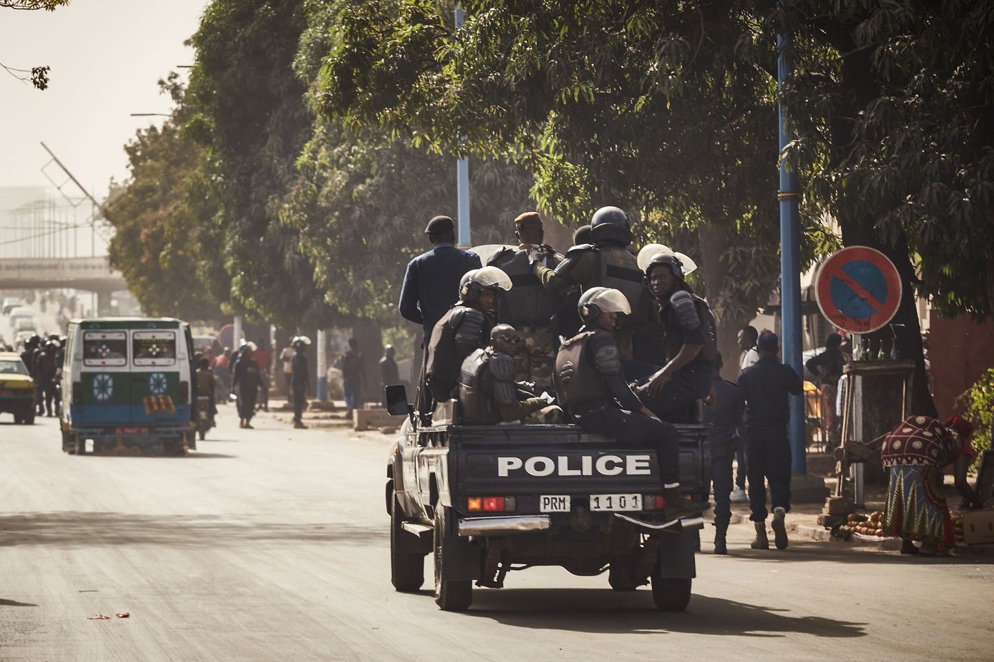 Mali politseinikud Bamakos.