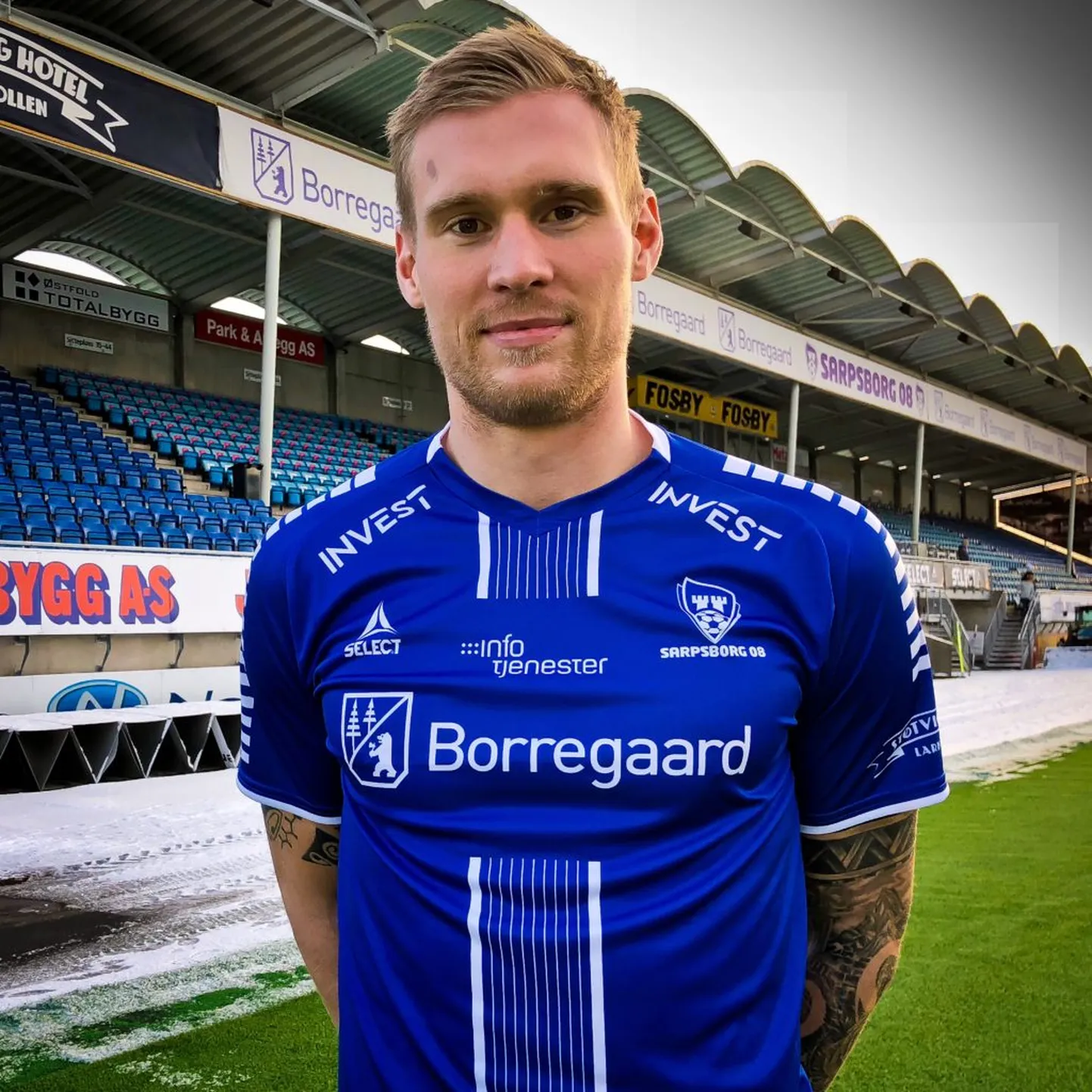 Joonas Tamm mängib sel hooajal Sarpsborg 08 meeskonna särgis