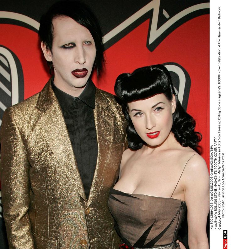 Dita von Teese ja Marilyn Manson 2006. aastal.