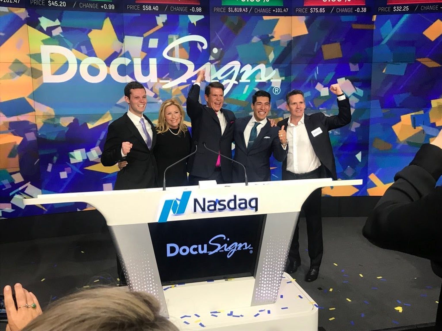 DocuSign aprillis 2018 juubeldades IPOtamas. Kasumlikku kvartalit pole nad näinud tänaseni.