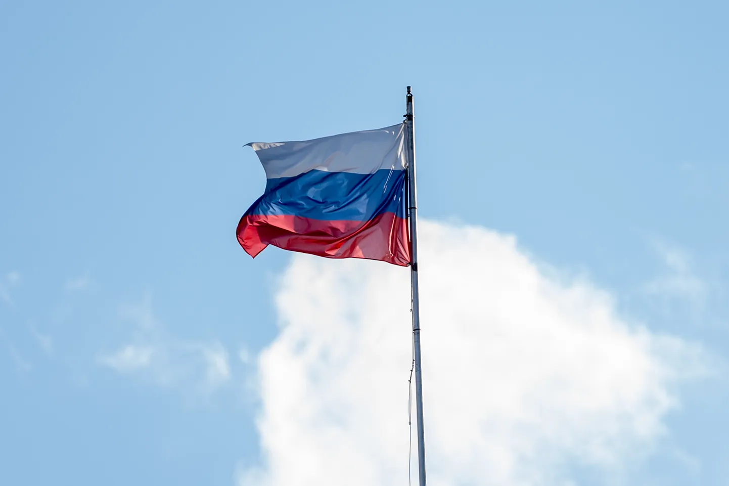 Venemaa lipp. Foto on illustreeriv.