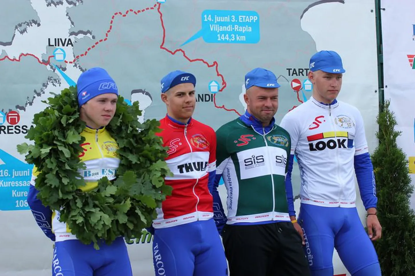CFC I Mixed Team, kollases liidrisärgis Krister Raudsepp.