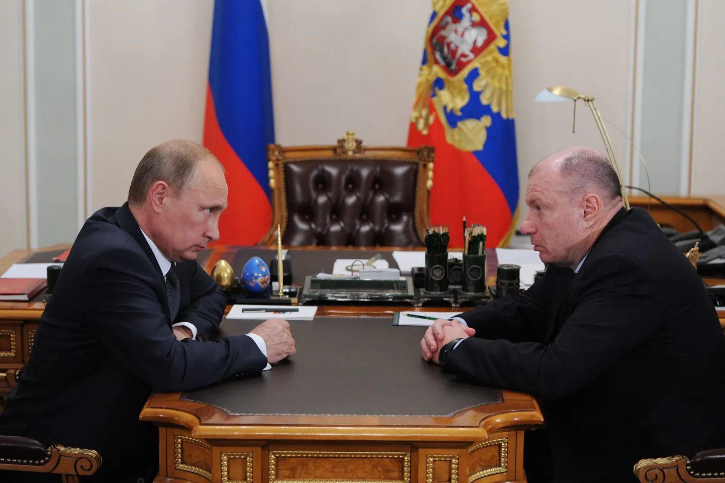 Владимир Путин и Владимир Потанин.