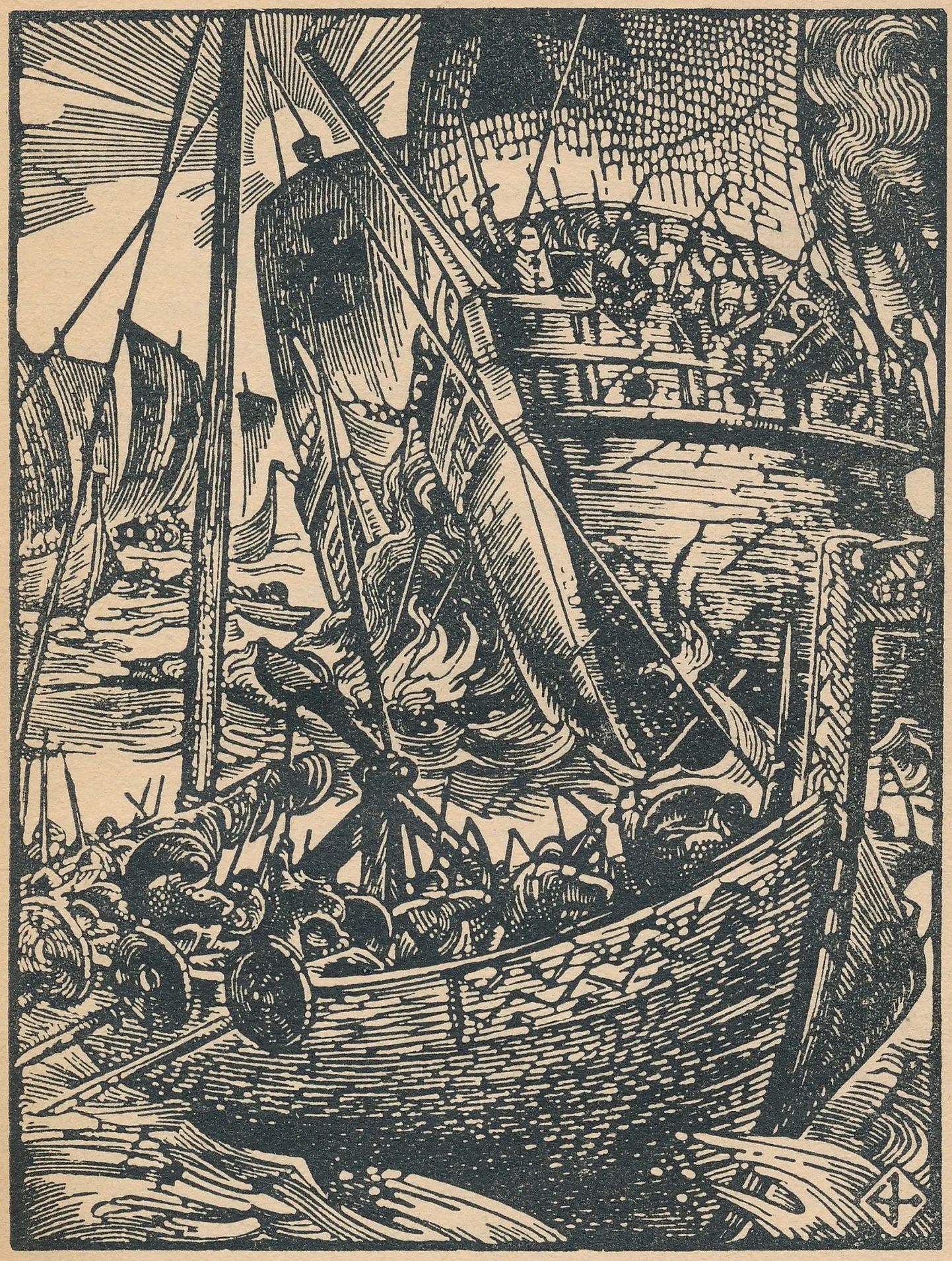 Eduard Järve 1941. aastast pärinevad puulõiked Enn Kippeli raamatule “Meelis”.