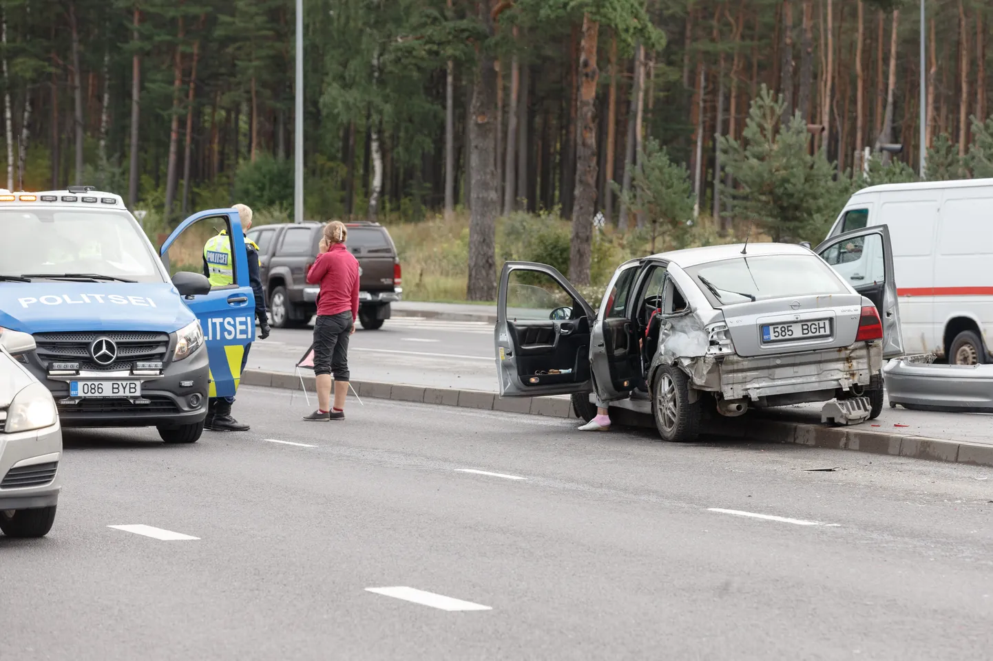 Liiklusõnnetus teel