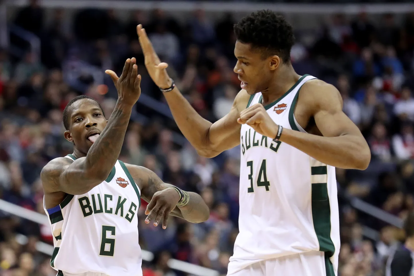 Eric Bledsoe #6 on Giannis Antetokounmpo #34 kõrval Milwaukee Bucksi üks olulisemaid lülisid.