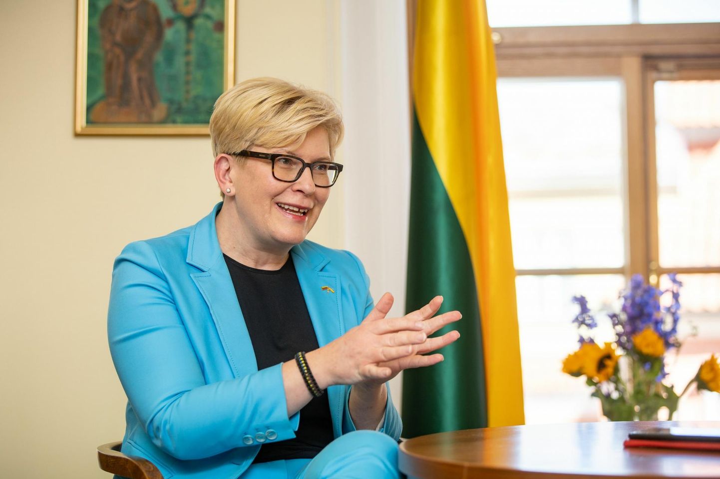 Leedu peaminister Ingrida Šimonytė esines möödunud nädala lõpus Tallinnas Lennart Meri konverentsil.