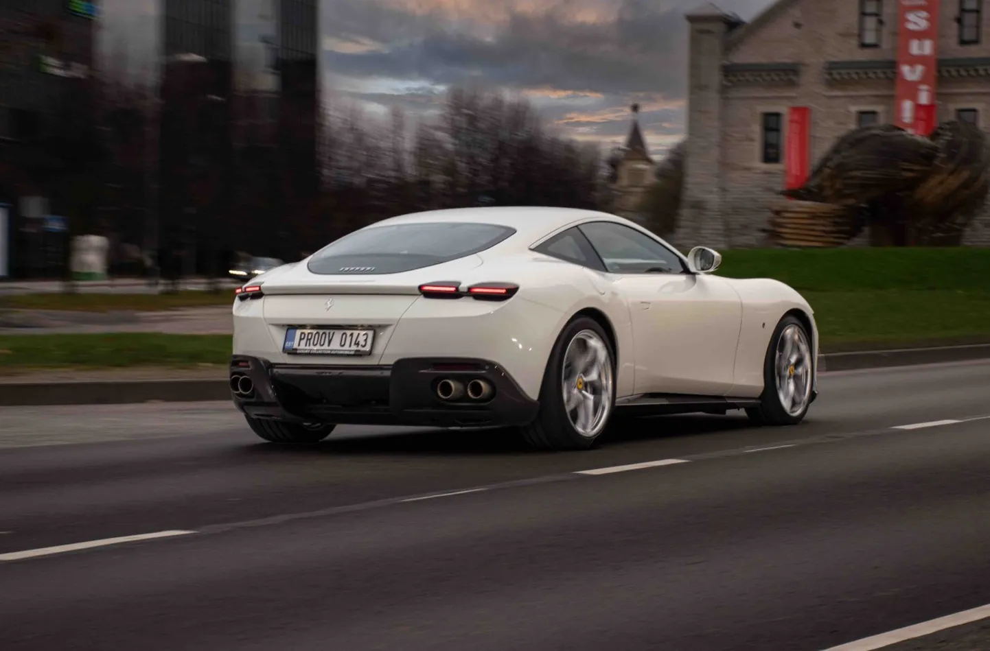 Ferrari Roma на дорогах Таллинна