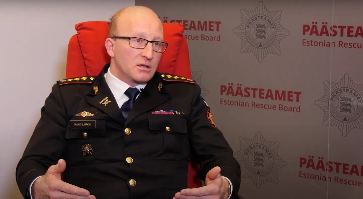 Päästeameti peadirektori asetäitja Tauno Suurkivi.