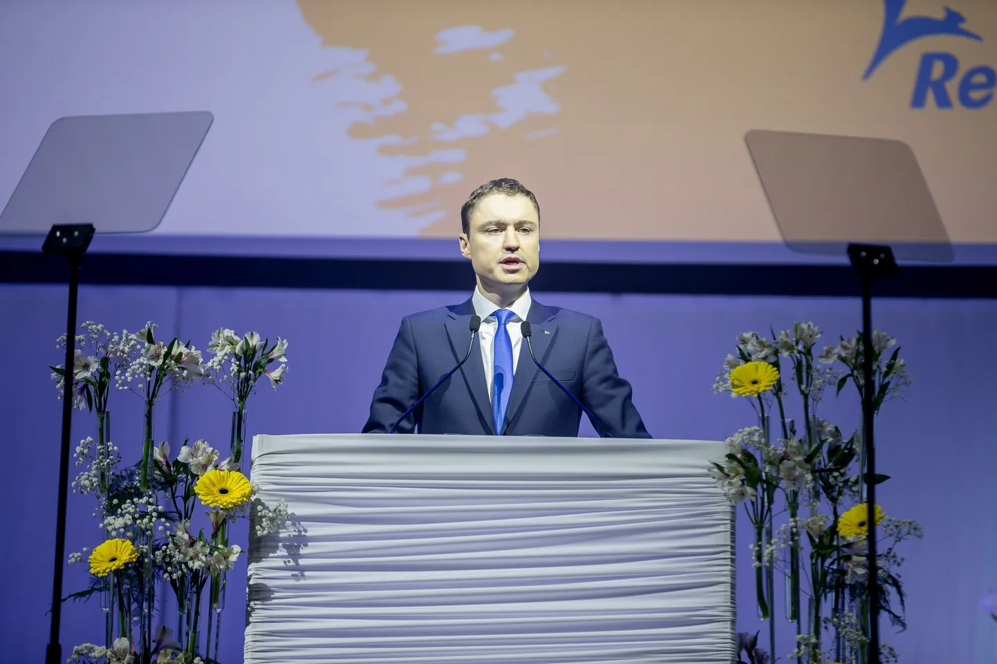 Taavi Rõivas Reformierakonna eelmisel üldkogul.