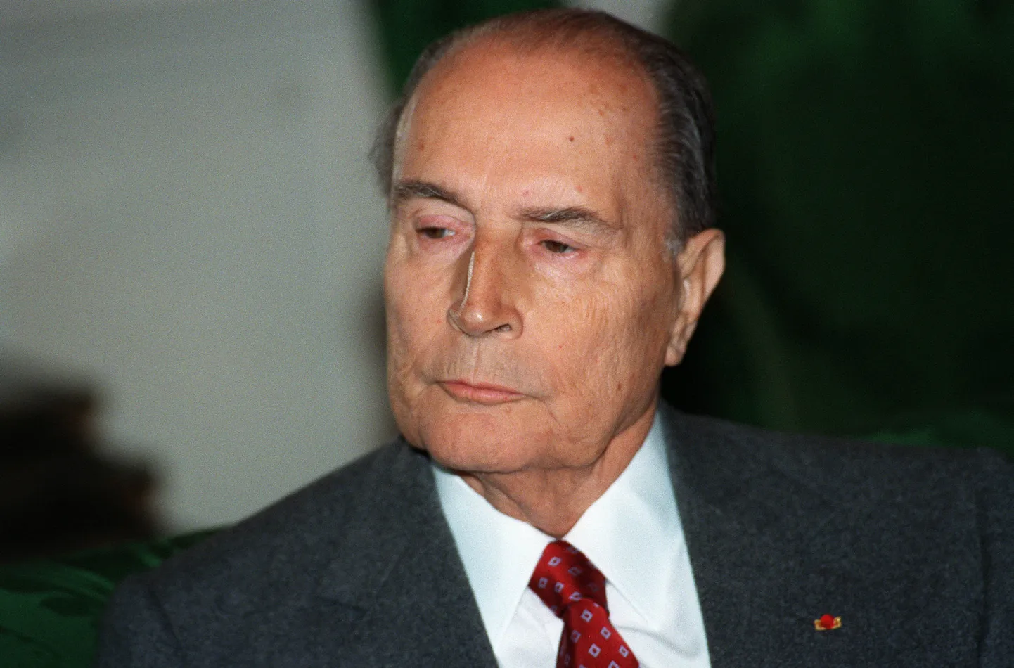 François Mitterrand. Foto tehtud 9. novembril 1993 Pariisis.