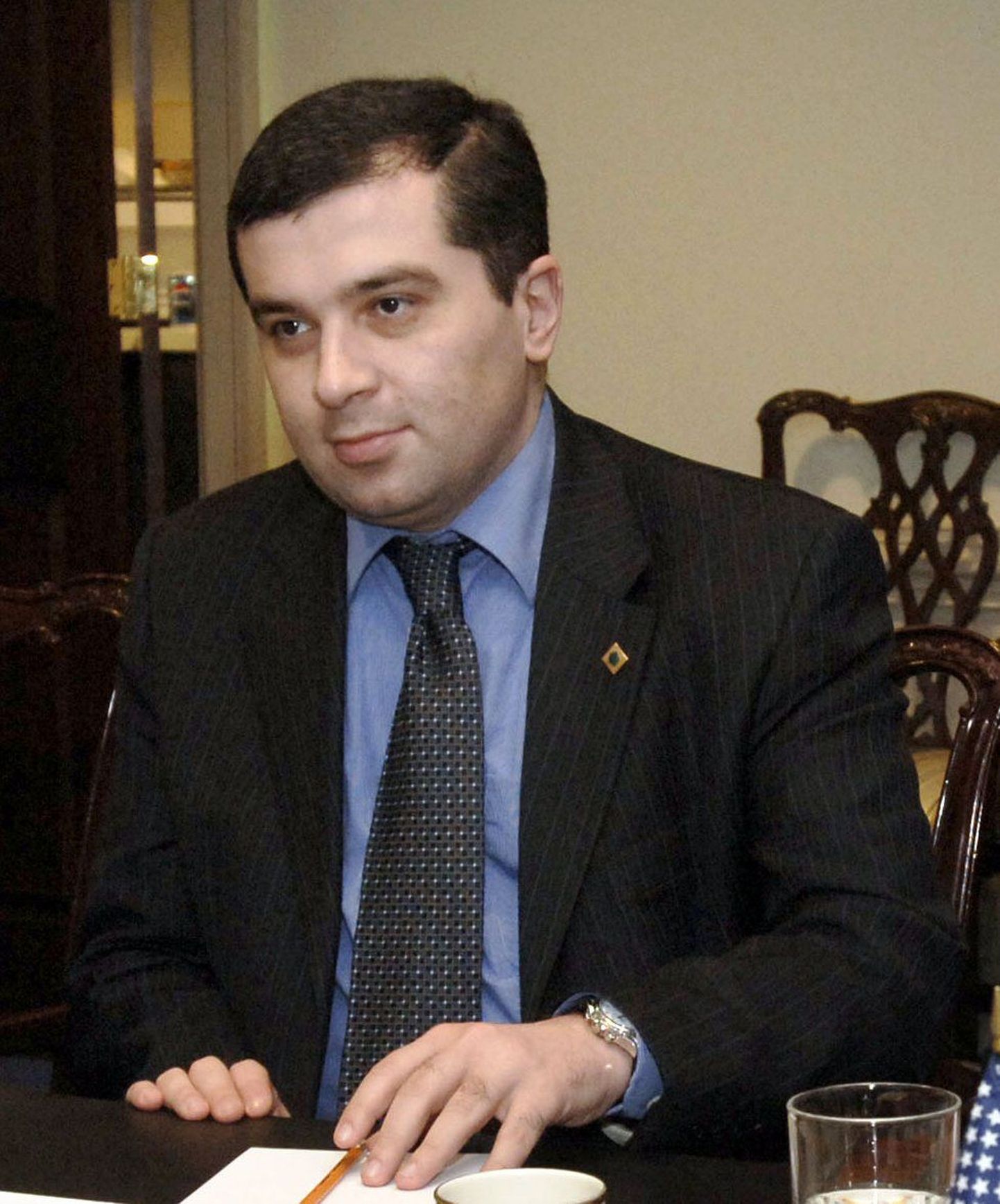 Gruusia parlamendi esimees David Bakradze.