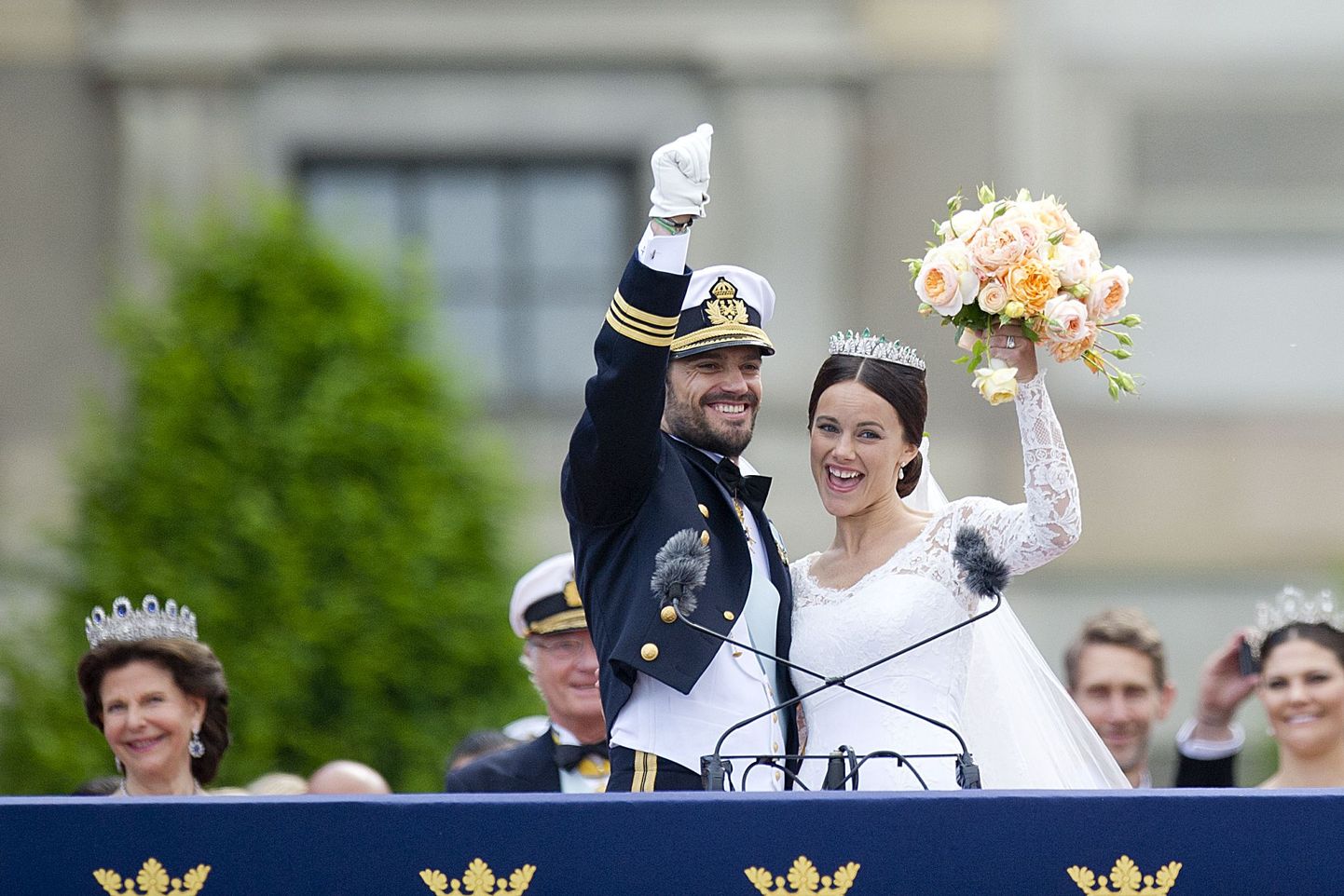 Prints Carl Philip ja Sofia Hellqvist laulatuspäeval