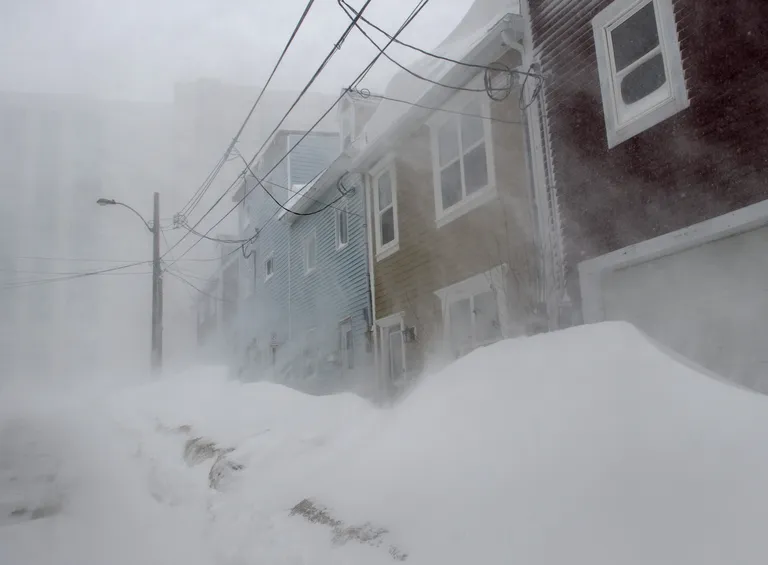 Lumetorm Kanadas Newfoundlandil Saint John'sis.