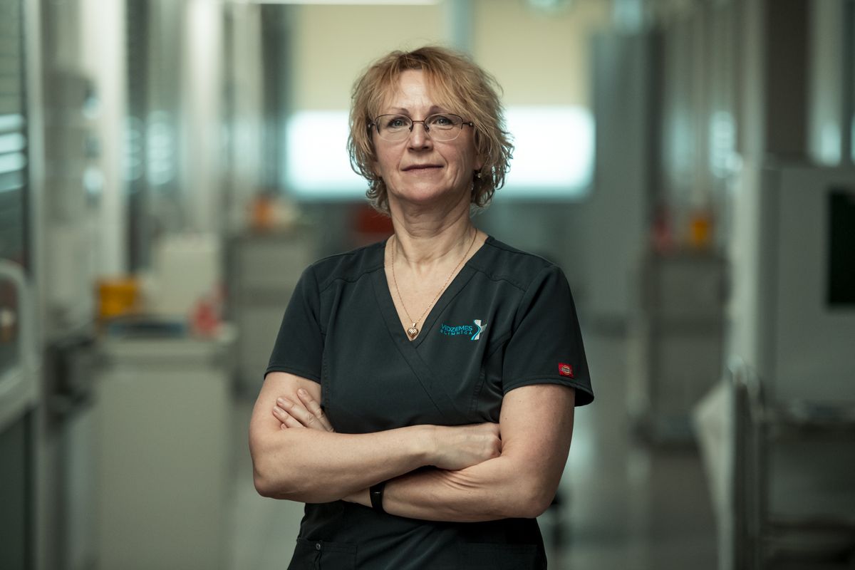 Врач-инфектолог Видземской больницы Анна Мироновска